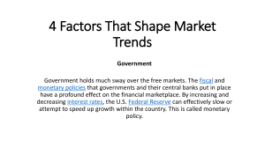 4 Factors That Shape Market Trends