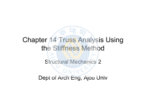 13.Truss Analysis Using the Stiffness Method