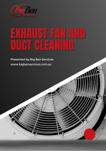 Exhaust Fan And Duct Cleaning
