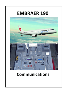 Embraer 190-Communications
