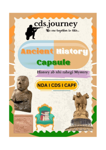 Ancient history capsule