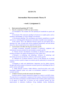 ECON 374-Intermediate Macroeconomic Theory II-w1 