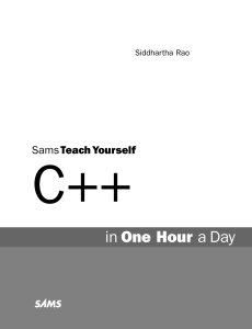 Teach Yourself C++ in One Hour a Day(8th Edition)