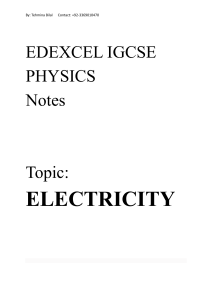 ELECTRICITY NOTES UNIT 2