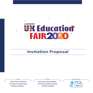 UK Education Fair Invitation Proposal - fairconvener.com