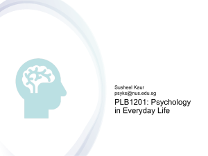 PLB1201 Lecture 1