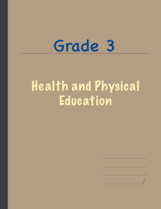 Health And Physical Education 3