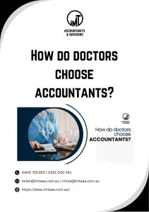 How do doctors choose accountants?