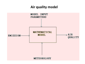 air quality modelling