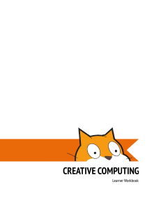 Creative Computing Learner Workbook