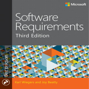 Software Requirements 3rd Edition