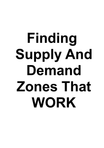 How to Find Supply Demand Zones That Work