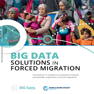 2018 World Bank Big Data Solution in Forced Migration