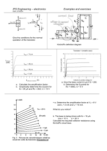 Transistors exercises 20150204 EN
