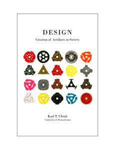 Desgin - Creation of Artifact in Society - Karl T. Ulrich