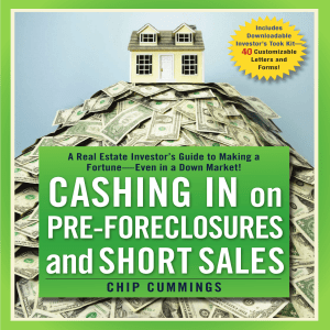 Cashing in on Pre-foreclosures and Short Sales A Real Estate Investors Guide to Making a Fortune Even in a Down Market (Chip Cummings) (Z-Library)