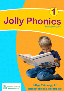 Jolly Phonics Activity Book 1 - 