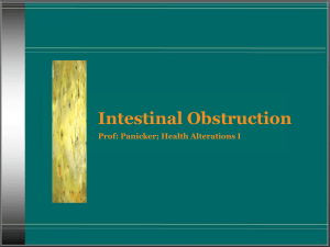 Intestinal Obstruction-updated