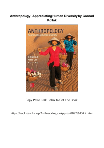 Anthropology-Appreciating-Human-Diversity-by-Conrad-Kottak-007786154X