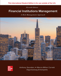 Anthony Saunders, Marcia Millon Cornett, , Otgo Erhemjamts - Financial Institutions Management-McGraw Hill (2023)