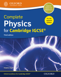 Stephen Pople Physics for Cambridge IGCS