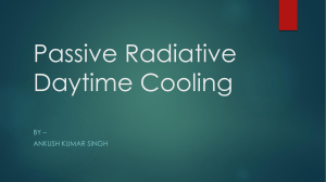 Passive Radiative Daytime Cooling