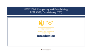 Introduction & Overview data mining