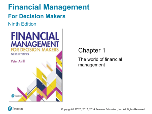 Financial Management ppt Ch 01