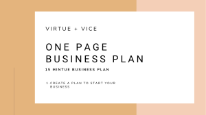 15 min business plan