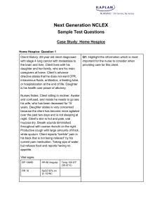 NGN Sample Test Part 1 Questions Hospice, Cushings, Sepsis-2
