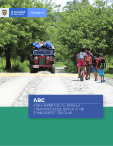 ABC ZONAS DIFERENCIALES transporte escolar Colombia