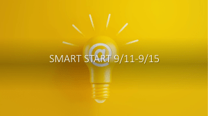 Smart Starts 9.11-15