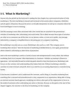 1-1 What Is Marketing 