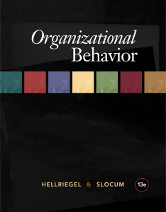 Organizational Behavior 13th Edition Don Hellriegel John W. Slocum Jr.