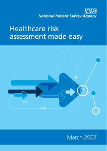 Healthcare Risk Assess