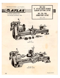 Atlas 618 manual 1976