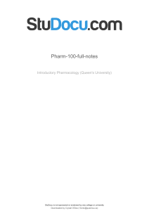 pharm-100-full-notes