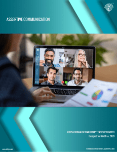 Assertive Communication WorkBook-Athiya Ver 2.0