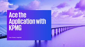 KPMG Ace the Application Summer 2023