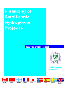Financing of Small-hydro Projects