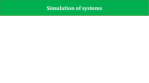 Examples of Systems Simulation