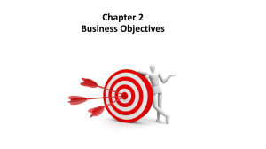 2. Buiness Objectives
