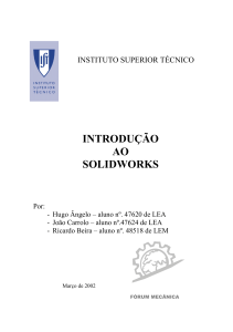 IST - Introdução ao SolidWorks