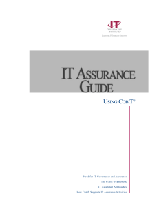 COBIT IT Assurance Guide (1)