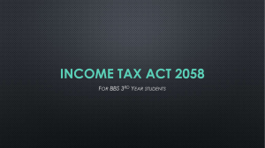 Income Tax Act 2058