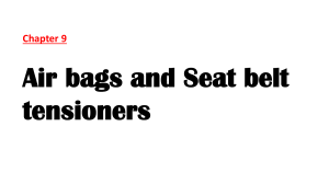 Air Bags & Seat belt tensioners