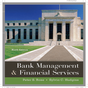 Bank management 