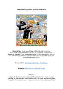 (PDF Download) One Piece  Pirate Recipes By Sanji