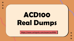 ACD100 Appian Certified Associate Developer Real Dumps