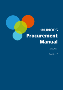 UNOPS -Procurement-Manual-2021 EN